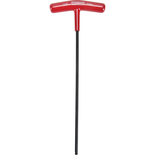 Individual Hex Keys - Metric, Ball End, 4 mm x 8.7" L, T Handle Absolute Business Supply