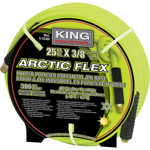 25' Hybrid Polymer Industrial Air Hose Absolute Business Supply