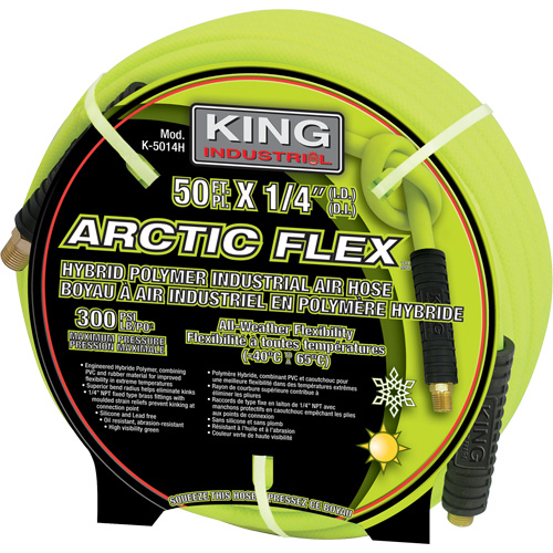 50' Hybrid Polymer Industrial Air Hose Absolute Business Supply