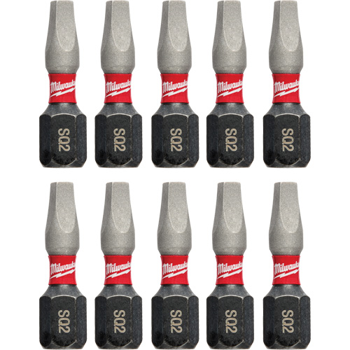 Shockwave Impact Insert Bits, Square, #2, 1/4" Drive Absolute Business Supply