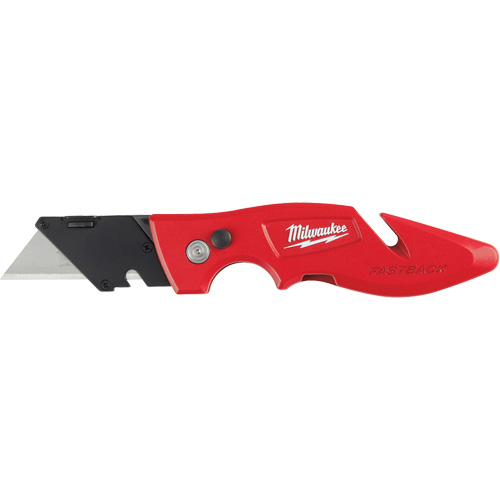 Fastback Flip Utility Knife, 2" Blade, Carbon Steel Blade, Metal Handle Absolute Business Supply