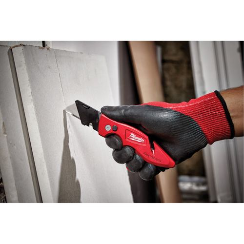 Fastback Flip Utility Knife, 2" Blade, Carbon Steel Blade, Metal Handle Absolute Business Supply