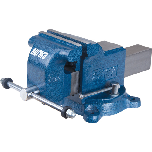 Heavy-Duty Bench Vise, 5" Jaw Width Absolute Business Supply