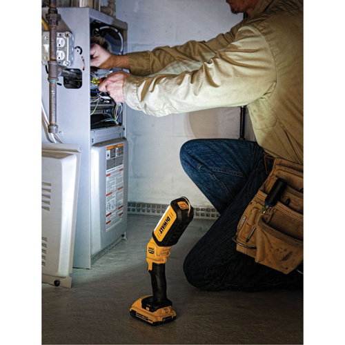 Max Cordless Hand-Held Area Light, LED, 500 Lumens, 3 Hrs. Run Time, Rechargeable Batteries, Not Included Absolute Business Supply