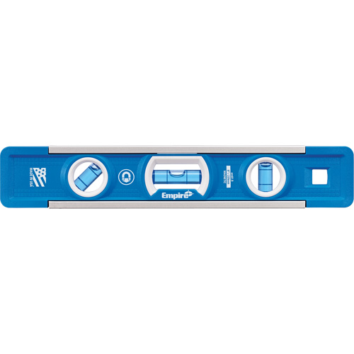 True Blue&reg; Torpedo Level, 9" L, Aluminum, 3 Vials, Magnetic Absolute Business Supply
