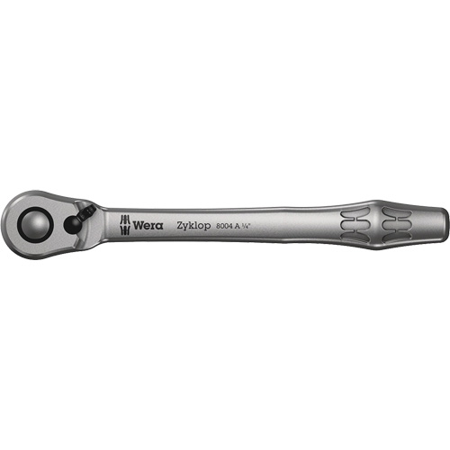 Zyklop Metal 1/4 Metal Ratchet with switch lever, 1/4" Drive, Plain Handle Absolute Business Supply