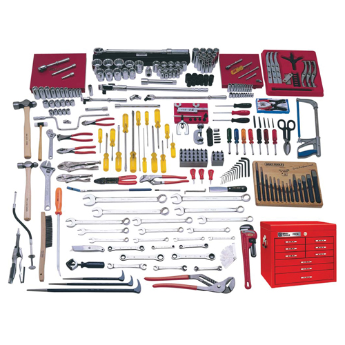 Ensemble maître interm&eacute;diaire complet avec coffre sup&eacute;rieur, 225 morceaux Absolute Business Supply