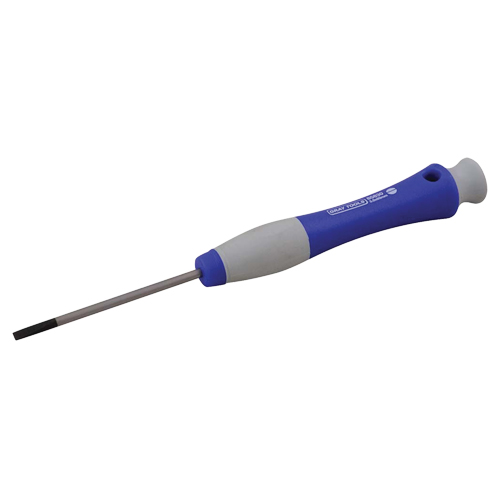 Slotted Screwdriver, 5/32" Tip, Round, 6-1/2" L, Plastic Handle Absolute Business Supply