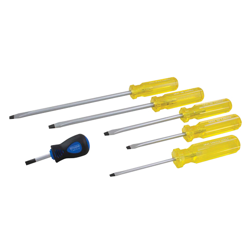 Slotted Screwdriver Set, 6 Pcs. Absolute Business Supply