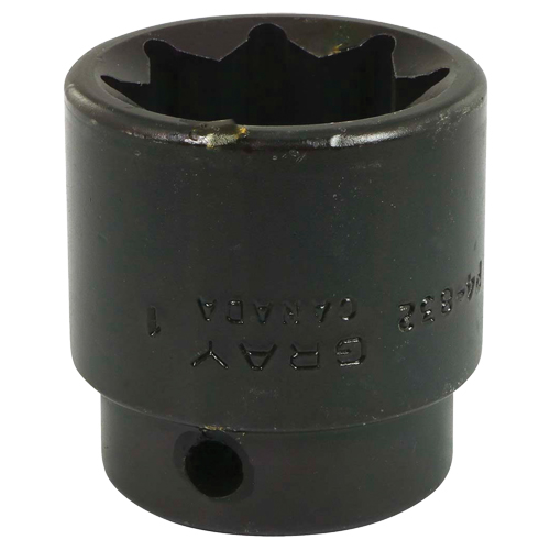 Socket, Impact, 1", 1/2" Drive, 8 Points Absolute Business Supply