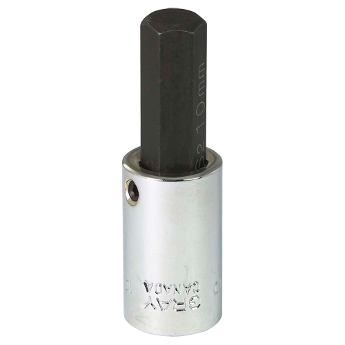 Bit Socket, 10 mm x 2-1/5" L, 3/8" Drive Absolute Business Supply