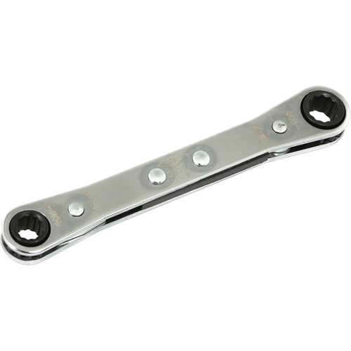 Flat Ratcheting Box Wrench, 1/4" Drive, Plain Handle Absolute Business Supply
