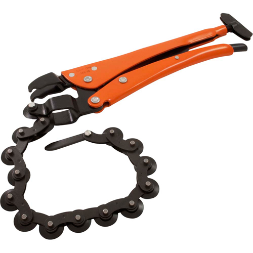 Pinces coupe-tuyau &agrave; chaîne verrouillables, Longueur 12-1/2", Prise Omnium Absolute Business Supply