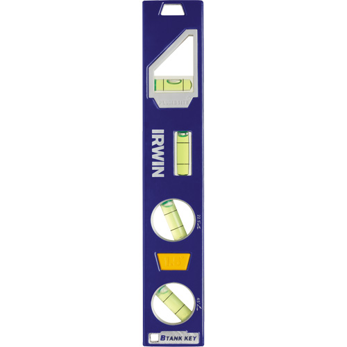 250 Series Heavy-Duty Torpedo Level, 9" L, Aluminum, 4 Vials, Magnetic Absolute Business Supply