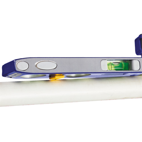 250 Series Heavy-Duty Torpedo Level, 9" L, Aluminum, 4 Vials, Magnetic Absolute Business Supply