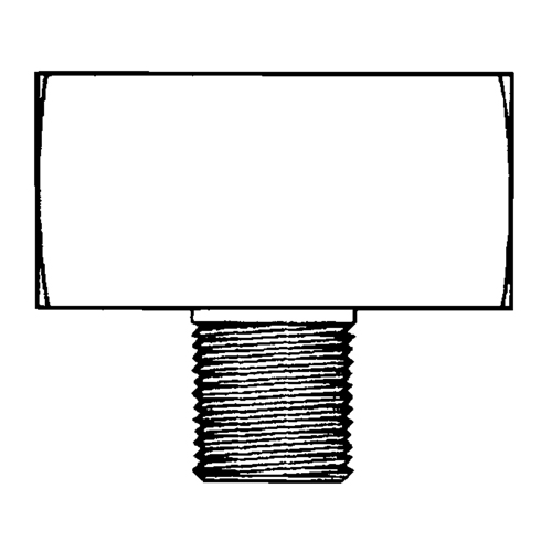 Male Branch Tee, Brass, 1/8" Absolute Business Supply
