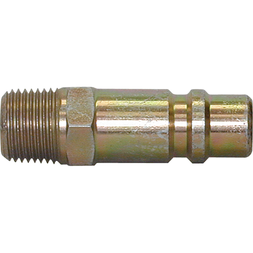 Quick Couplers - 1/2" Industrial, One Way Shut-Off - Plugs, 3/8" Absolute Business Supply