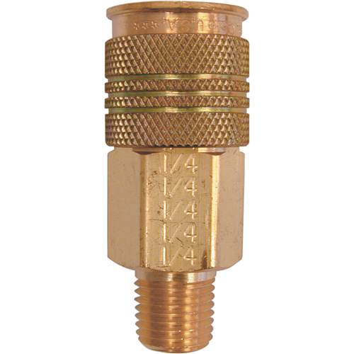 Uniquik Quick Coupler, Brass Absolute Business Supply