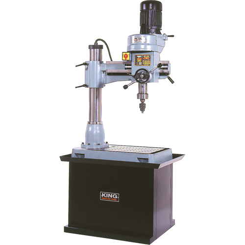 Radial Drilling Machine, 1/2" Chuck, 5 Speed(s), 21-5/8" W X 19-5/8" L, #3 Morse Absolute Business Supply