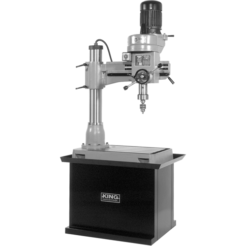 Radial Drilling Machine, 1/2" Chuck, 5 Speed(s), 21-5/8" W X 19-5/8" L, #3 Morse Absolute Business Supply