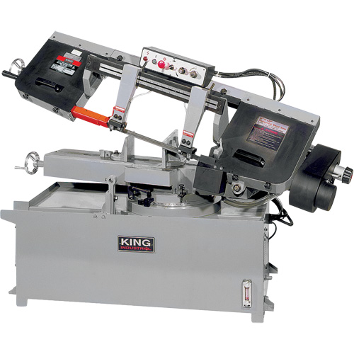 Metal Cutting Swivel Bandsaw, Horizontal, 9" x 18" Rectangular Cutting Capacity Absolute Business Supply