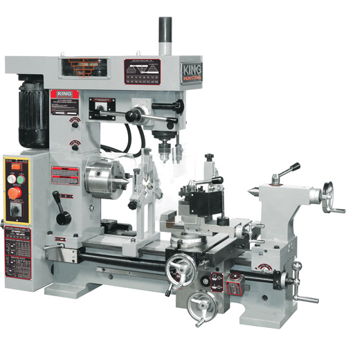Combo Lathe/Milling Machine, 43" L x 19-1/2" W x 38" H Absolute Business Supply