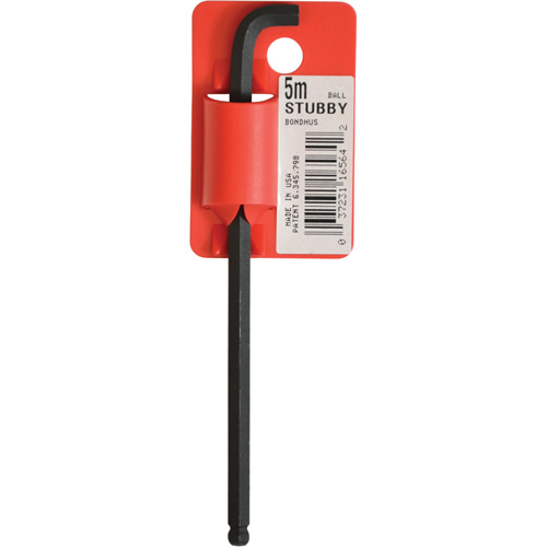 Long-Arm Hex Key Wrench, Ball End, 5 mm x 119 mm L, L Shape Absolute Business Supply