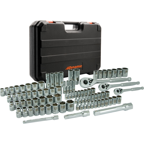 Jeu de douilles avec accessoires, 89 Mcx, Profond Absolute Business Supply