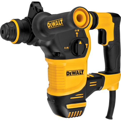 Marteau rotatif SDS Plus en forme de L, 3/16" - 7/8", 8,5 A, 0-5200 coups/min Coups/min, 0-1150 tr/min Tr/min, 2,58 lb-pi Absolute Business Supply
