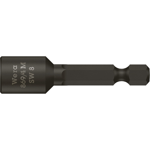 Nutsetters, 8 mm Tip, 1/4" Drive, 50 mm L, Magnetic Absolute Business Supply