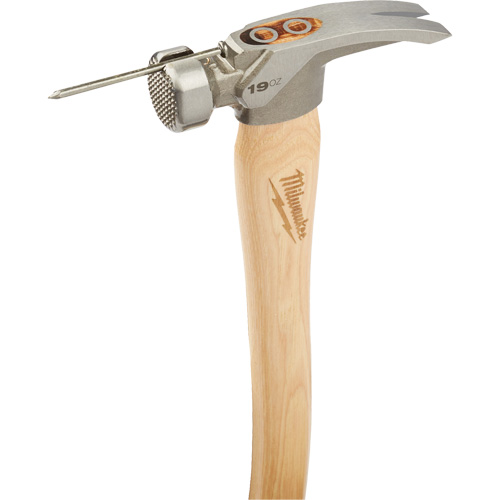 Marteau de charpente &agrave; face usin&eacute;e, 19 oz., Prise en Bois, 16" lo Absolute Business Supply