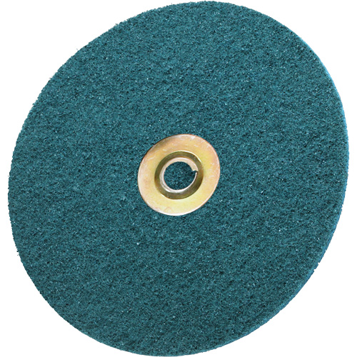 Disque de conditionnement de surface Scotch-Brite, 4-1/2" dia., Grain Moyen, Oxyde d'aluminium Absolute Business Supply
