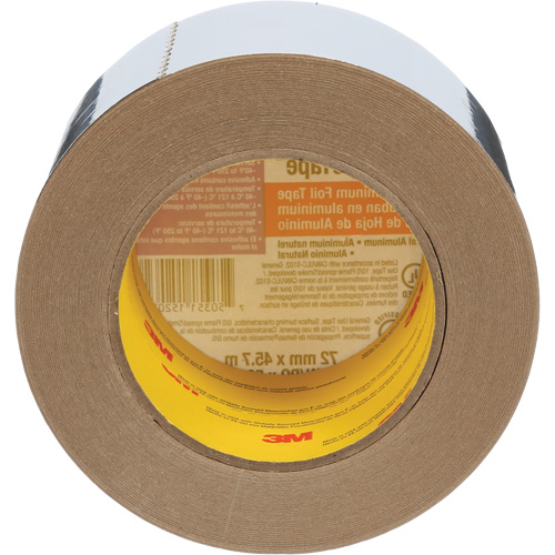 Ruban en aluminium Venture Tape, &eacute;paisseur 1,8 mils, 72 mm (3") x 45,7 m (150') Absolute Business Supply