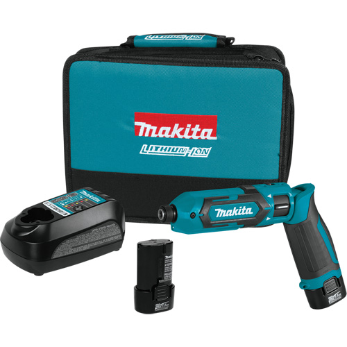 Trousse de tournevis &agrave; chocs, 1/4", 220 lb-po Couple max., 7,2 V, Lithium-ion Absolute Business Supply