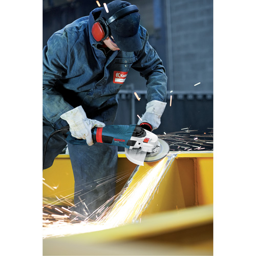 High Performance Large Angle Grinder, 9", 120 V, 15 A, 6500 RPM Absolute Business Supply