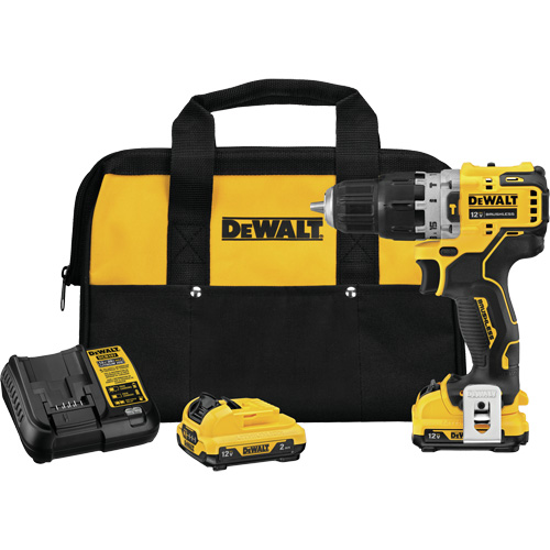 Xtreme Brushless Hammer Drill Kit, 12 V, 3/8", 250 UWO, 0-1500 RPM Absolute Business Supply
