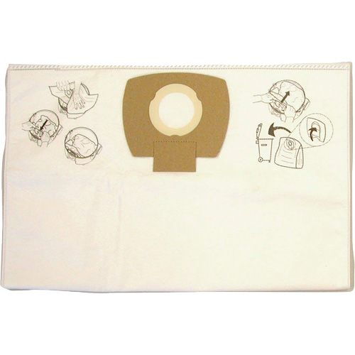 Paper Vacuum Filter Bags, 8 US gal. Absolute Business Supply