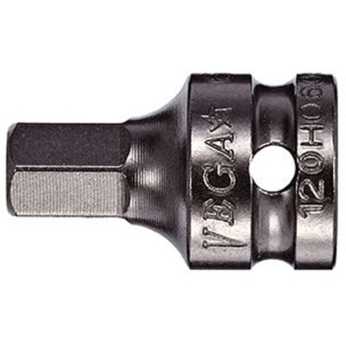 Socket Bit, Hex, 1/8" x 3/4" L, 1/4" Drive Absolute Business Supply