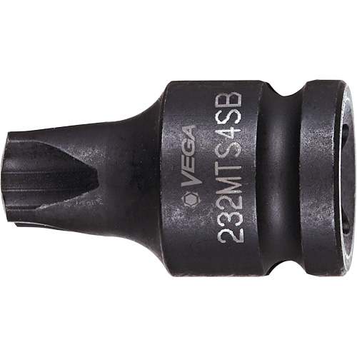 Socket Bit, Mortorq&reg; Super, 4 x 1-1/4" L, 3/8" Drive Absolute Business Supply