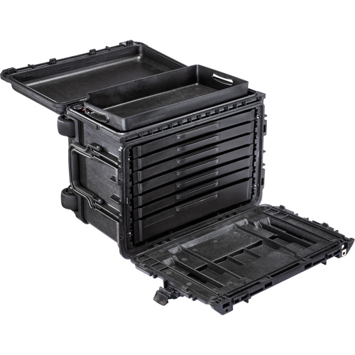 Armoire &agrave; outils mobile Gen 2, 24" la, 6 tiroirs, Noir Absolute Business Supply