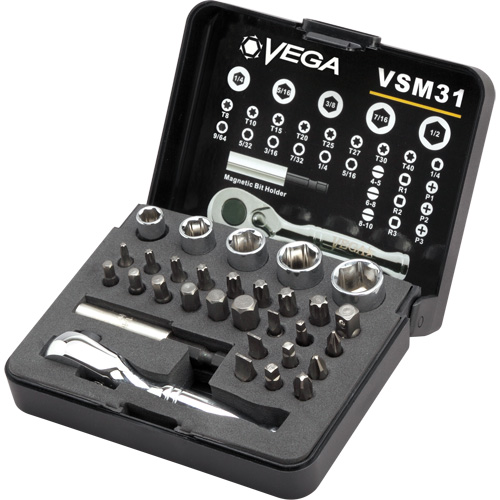 Bit, Socket & Ratchet Set Absolute Business Supply