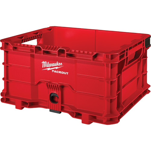 Packout Crate, 15-2/5" x 18-3/5" x 9-9/10", Red Absolute Business Supply