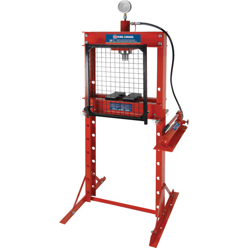 Hydraulic Shop Press with Grid Guard, 20 tons Capacity Absolute Business Supply