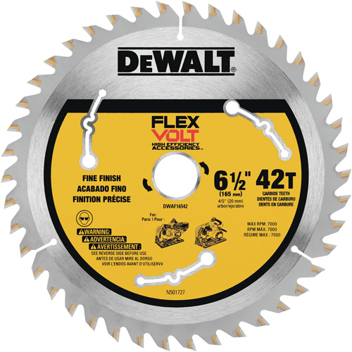 FlexVolt&reg; TrackSaw Blade, 6-1/2", 42 Teeth, Wood Use Absolute Business Supply