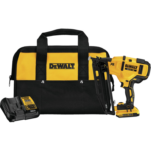 Max XR&reg; Angled Finish Nailer Kit, 20 V, Lithium-Ion Absolute Business Supply
