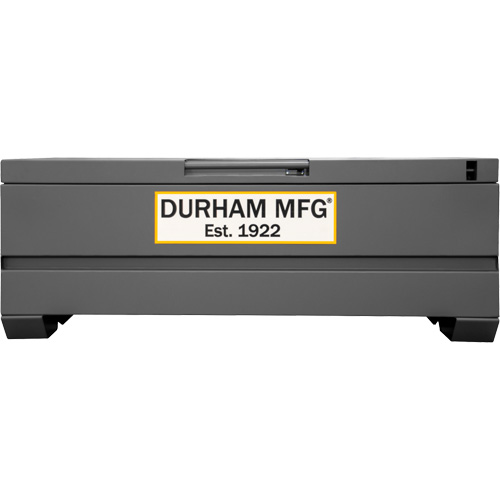 Jobsite Storage Box, 60" x 24" x 22-3/4", Steel, Grey Absolute Business Supply
