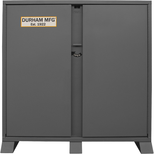 Jobsite Storage Shelving Cabinet, Steel, 47.5 Cubic Feet, Grey Absolute Business Supply