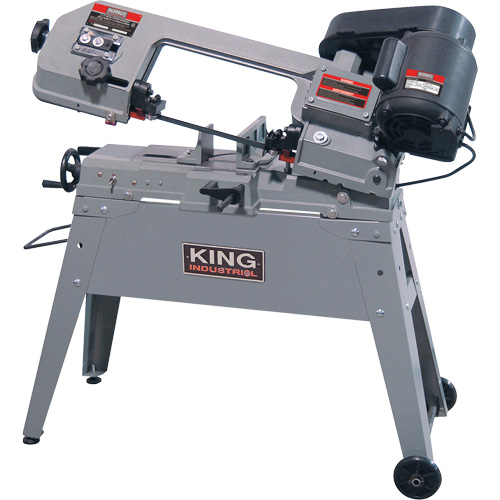 Metal Cutting Band Saw, Horizontal/Vertical, 5" Round and 4-1/2" x 6" Rectangular Cutting Capacity Absolute Business Supply