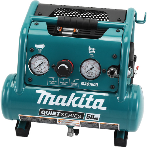Quiet Series Air Compressor, Electric, 1 Gal. (1.2 US Gal), 135 PSI, 120/1 V Absolute Business Supply