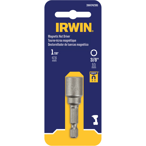 Nutsetter, 3/8" Tip, 1/4" Drive, 1-7/8" L, Magnetic Absolute Business Supply